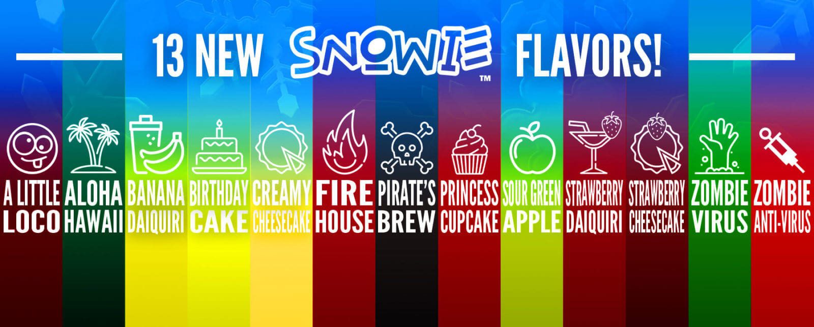 13 New Shaved Ice Flavors!