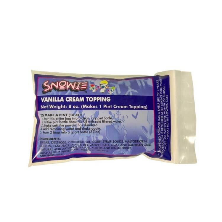 Snowie Vanilla Cream Topping